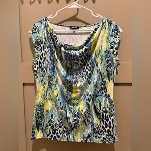 Premise Blue and Yellow Blouse